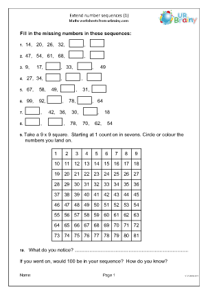 place value worksheet ks2 year 5
