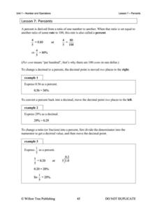 Decimal Place Value Worksheets :: 313 - 336