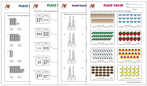 place value worksheet math