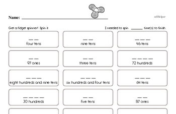 Place Value Worksheets - Free Printable Math PDFs | edHelper.com