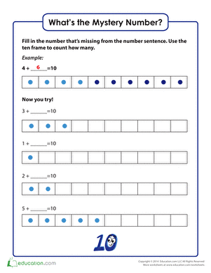 place value worksheet mystery number