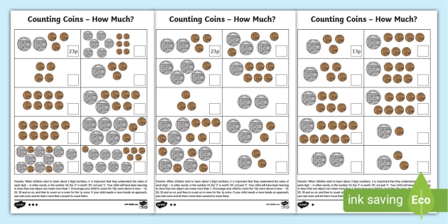 Place value and coins Worksheet / Worksheets (teacher made)