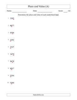 Place Value Worksheets