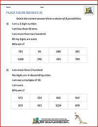 Place Value Riddles