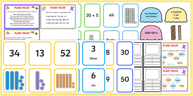 Place Value Tens and Ones Games - Primary Activities