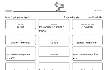 place value worksheet up to hundred thousands