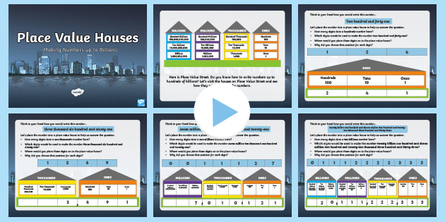 place value worksheet up to trillions