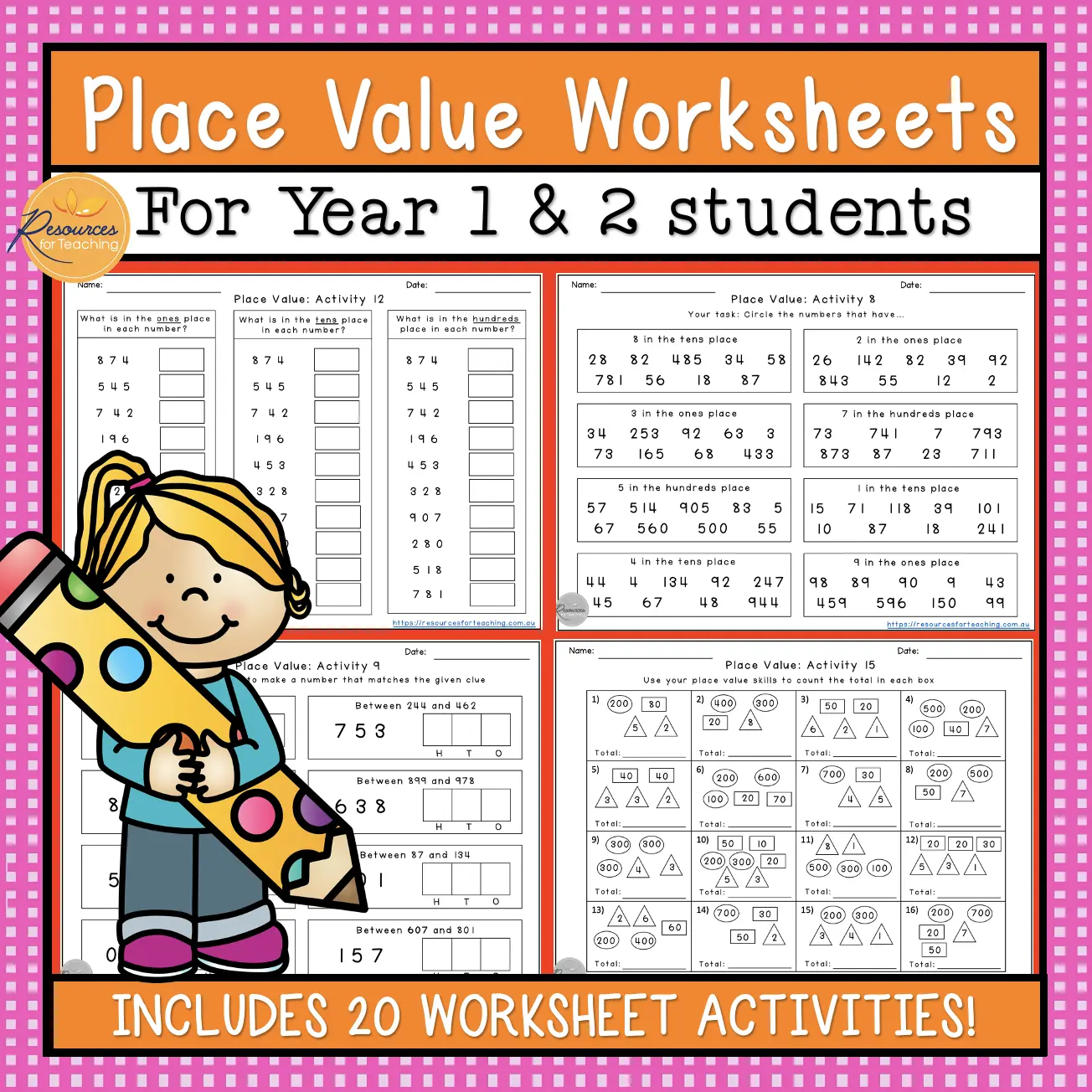 Place Value Worksheets | Resources for Teaching Australia