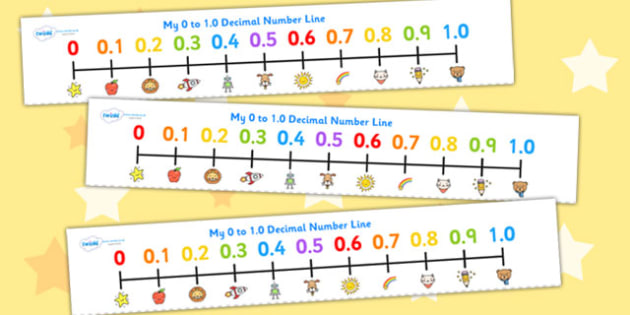 placing decimals on a number line worksheet