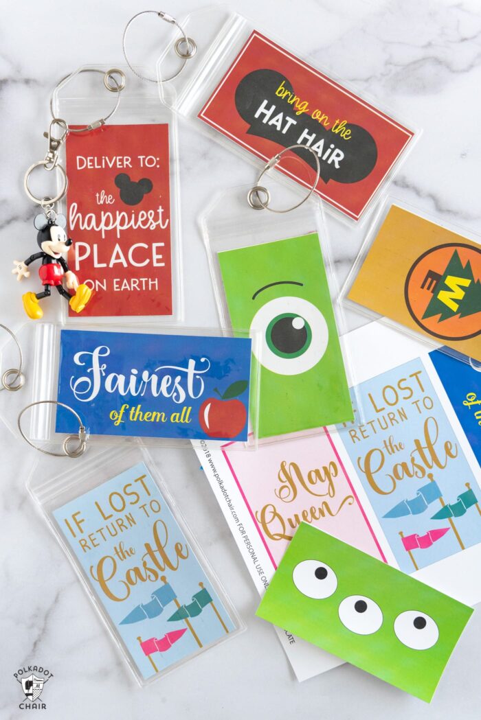 DIY Printable Beach Luggage Tags