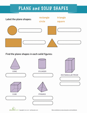 plane figures worksheet
