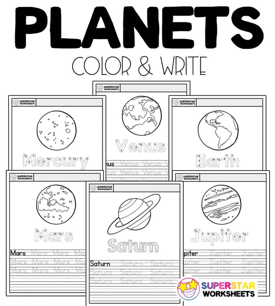 Planet Worksheets -Worksheets Library