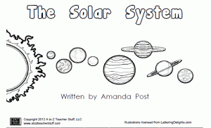 Printable Book About the Planets: The Solar System | A to Z ...