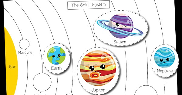 planets worksheet for kids