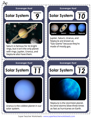 Solar System and Planets Worksheets - Worksheets Library