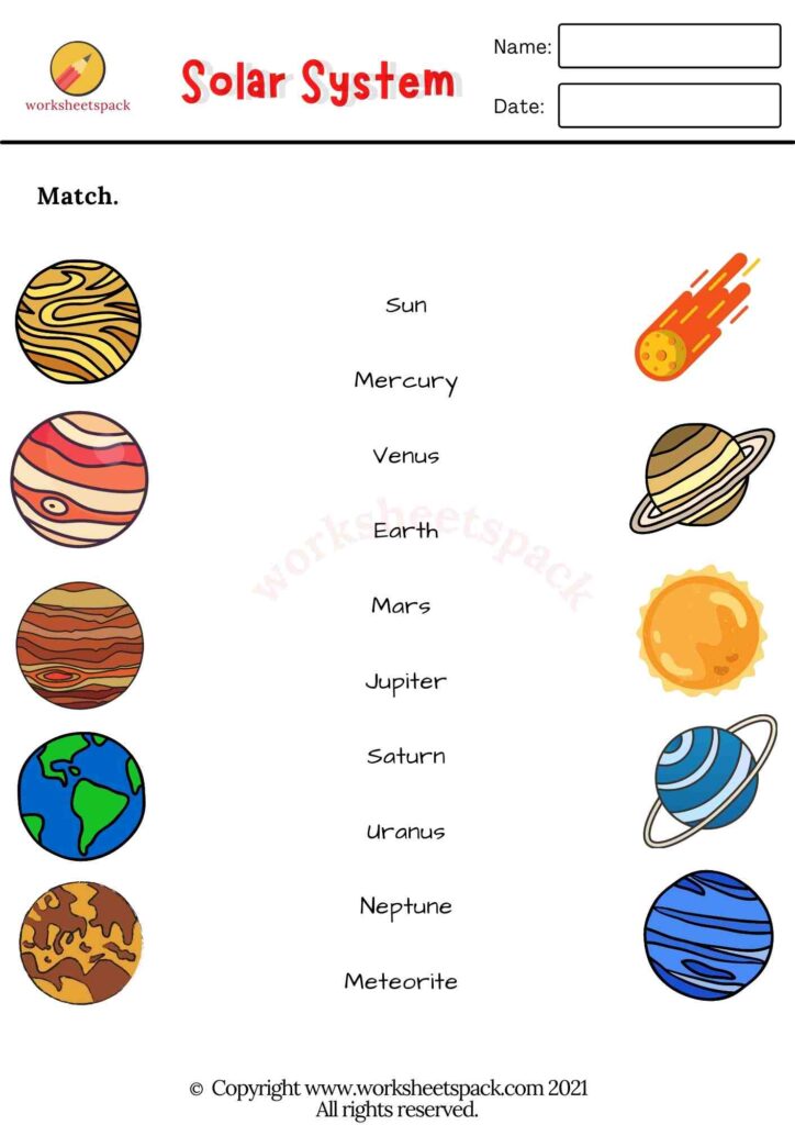 planets worksheet pdf