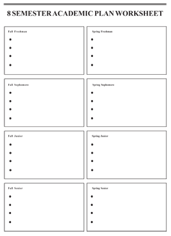 Academic Planning and Scheduling Worksheets : Office of the ...