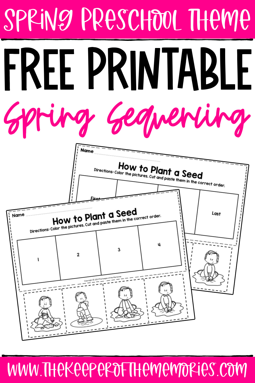 Free Printable How to Plant a Seed Spring Sequencing Worksheets ...