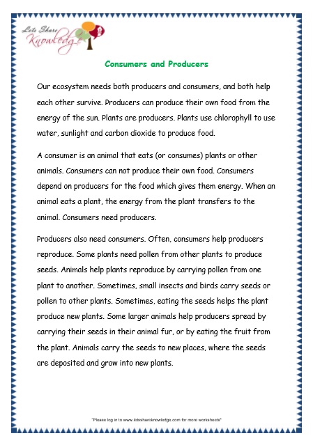 Comprehensions for Grade 3 (Ages 7 - 9) Worksheets Passage 9 ...