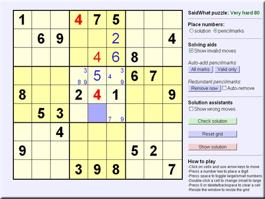 dosudoku.com: play sudoku online