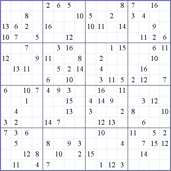 play printable sudoku online