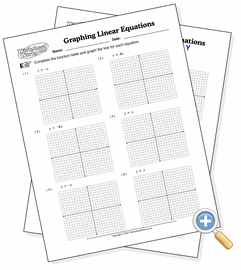 Graphing Linear Equation Worksheets - Worksheets Library
