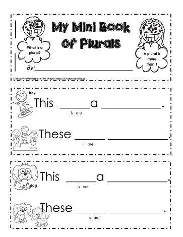 plural nouns worksheet for kindergarten