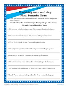 plural or possessive nouns worksheet