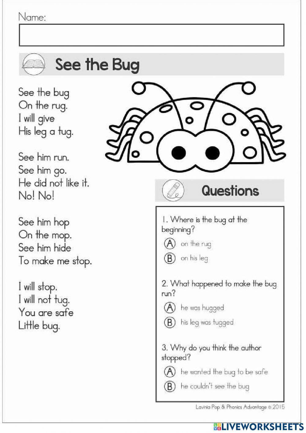 poem worksheet for 2nd grade