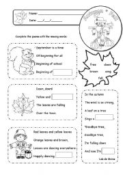 I Love My family Poem Worksheets | Family Poems | Twinkl