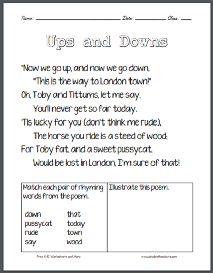 Poetry Unit Plus FREEBIE! | Poetry worksheets, Poetry for kids ...