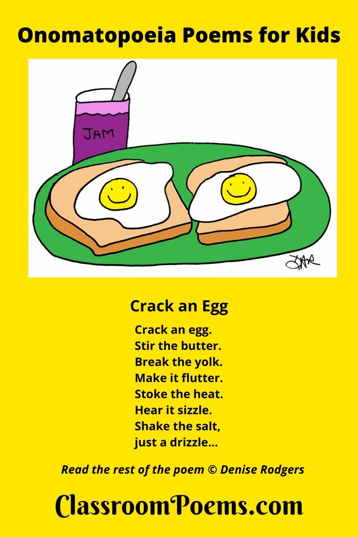 poems with onomatopoeia in it