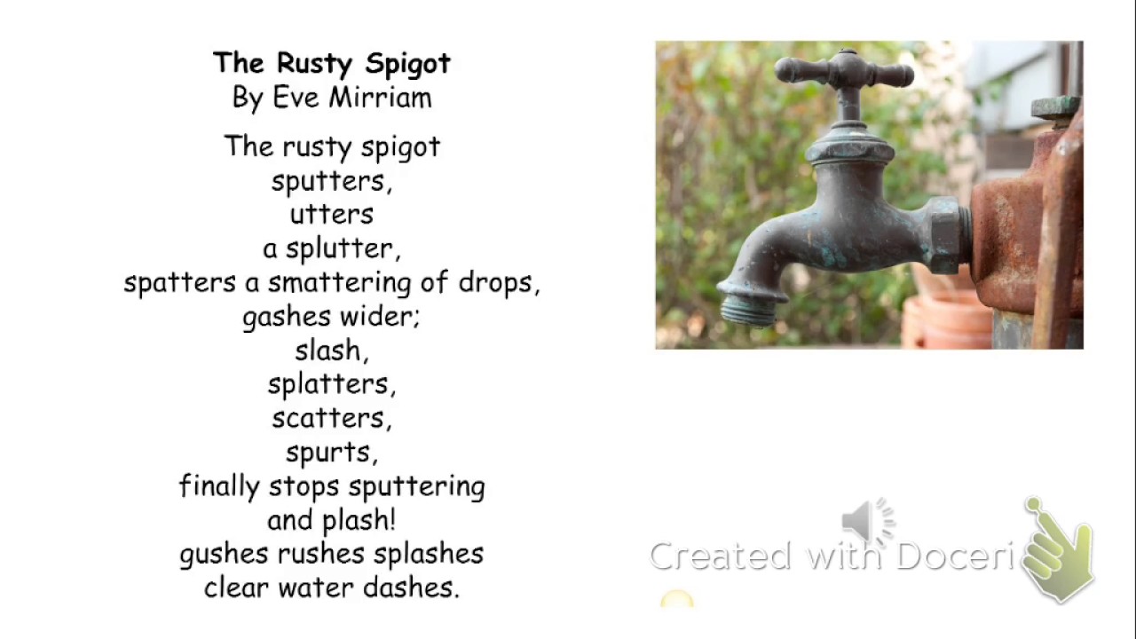 poems with onomatopoeia in it