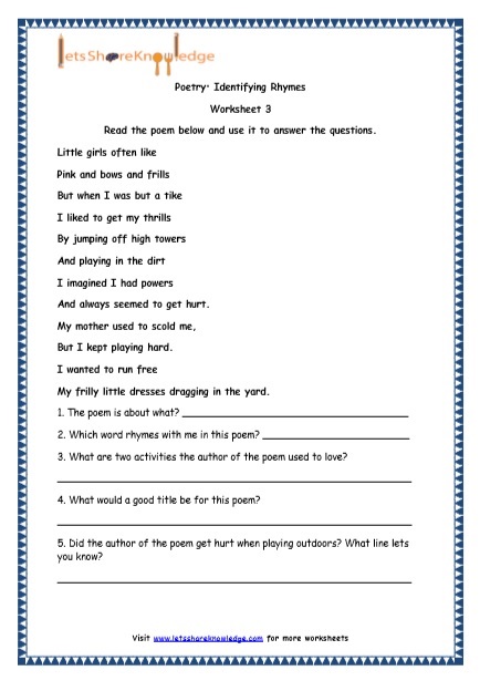 Elements of Poetry - Figurative Language | Teach Starter