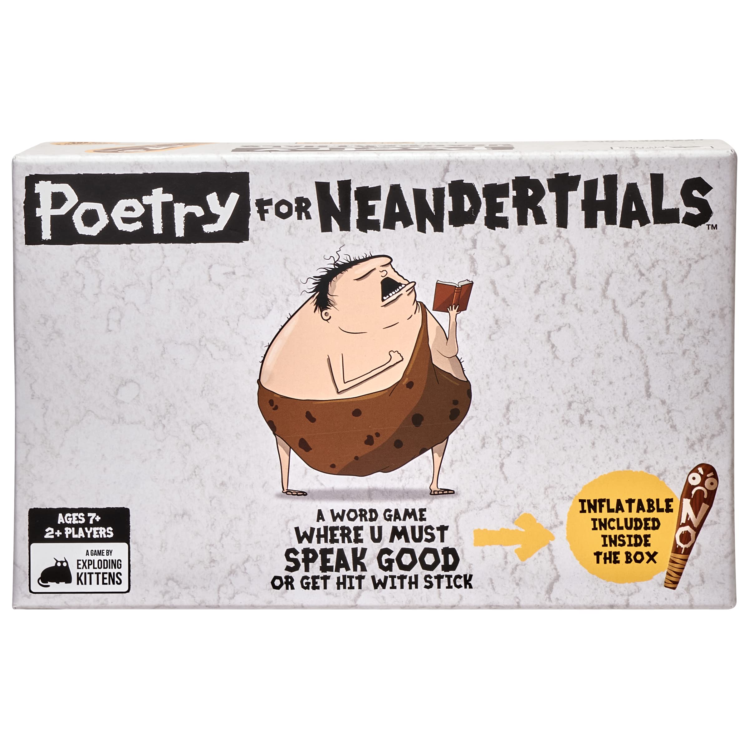 Amazon.com: Exploding Kittens Presents Poetry for Neanderthals ...