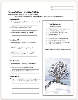 Poetry Worksheets - 15 Worksheets Library