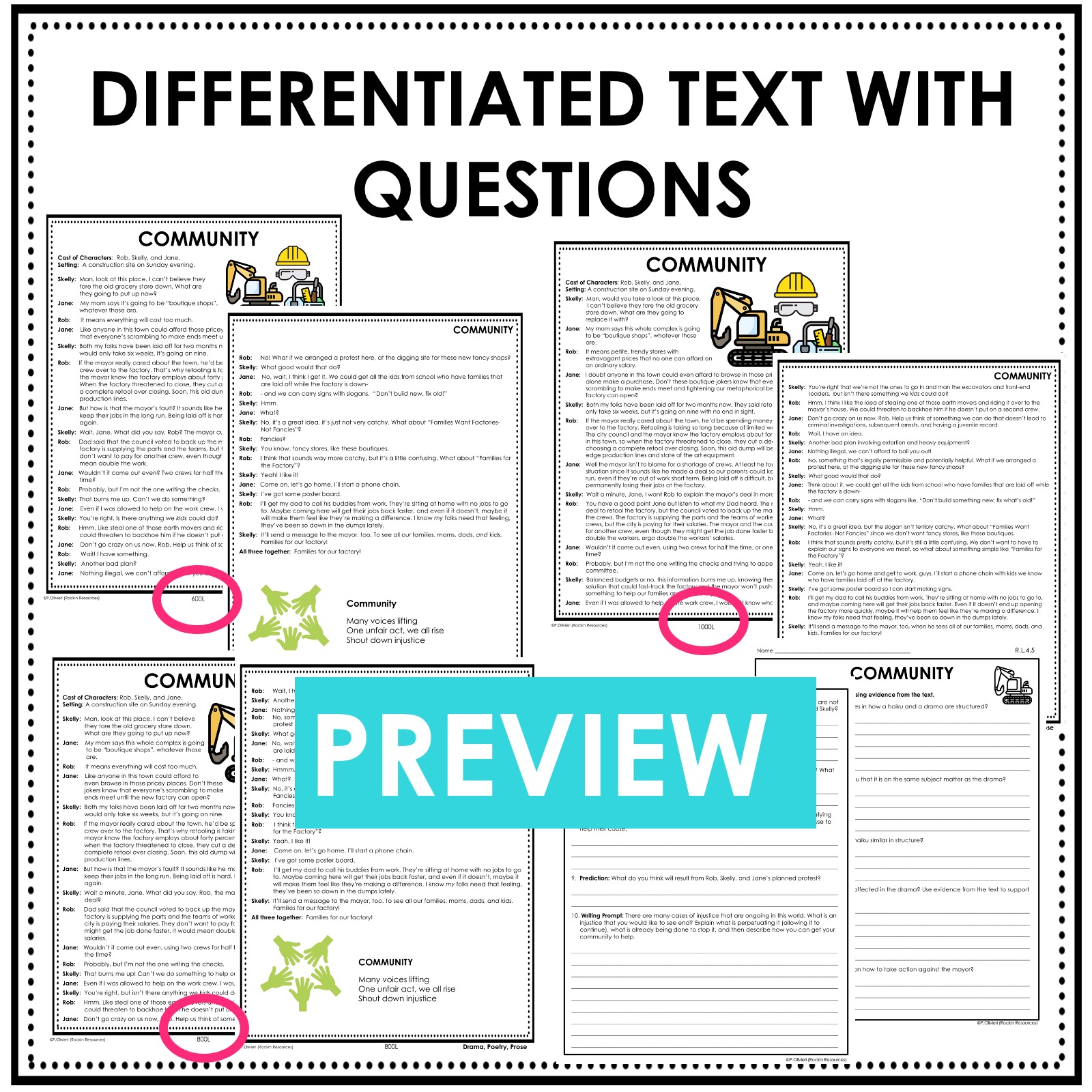 poetry prose and drama worksheet