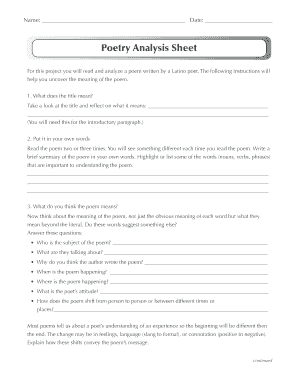 poetry scanning worksheet answers