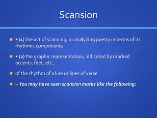 poetry scanning worksheet answers