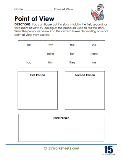 Point of View Worksheets - 15 Worksheets Library