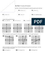 Point Slope Form Practice Worksheet | PDF | Mathematical Objects ...