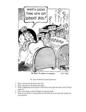 political cartoon worksheet