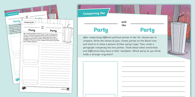 political parties worksheet