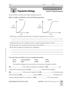 population growth worksheet answers