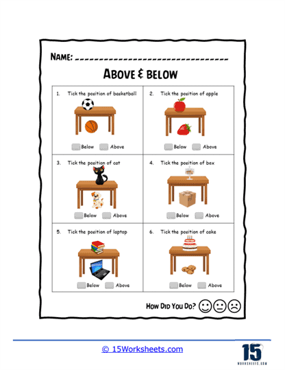Position Words Worksheets - 15 Worksheets Library