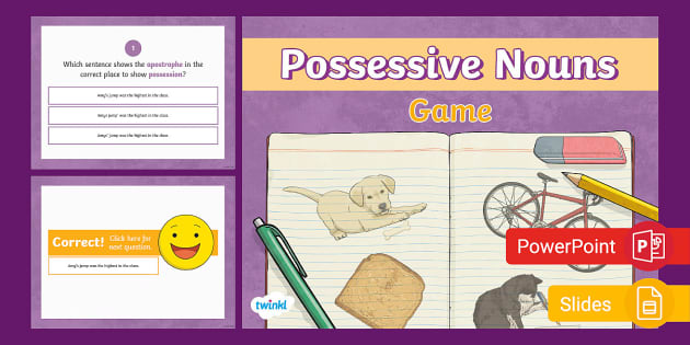 possessive nouns worksheet 5th grade
