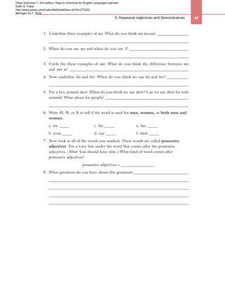 possessive nouns worksheet page 53