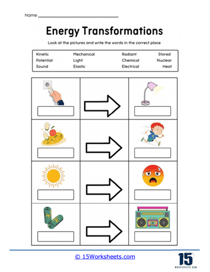 Kinetic and Potential Energy Worksheets - 15 Worksheets Library