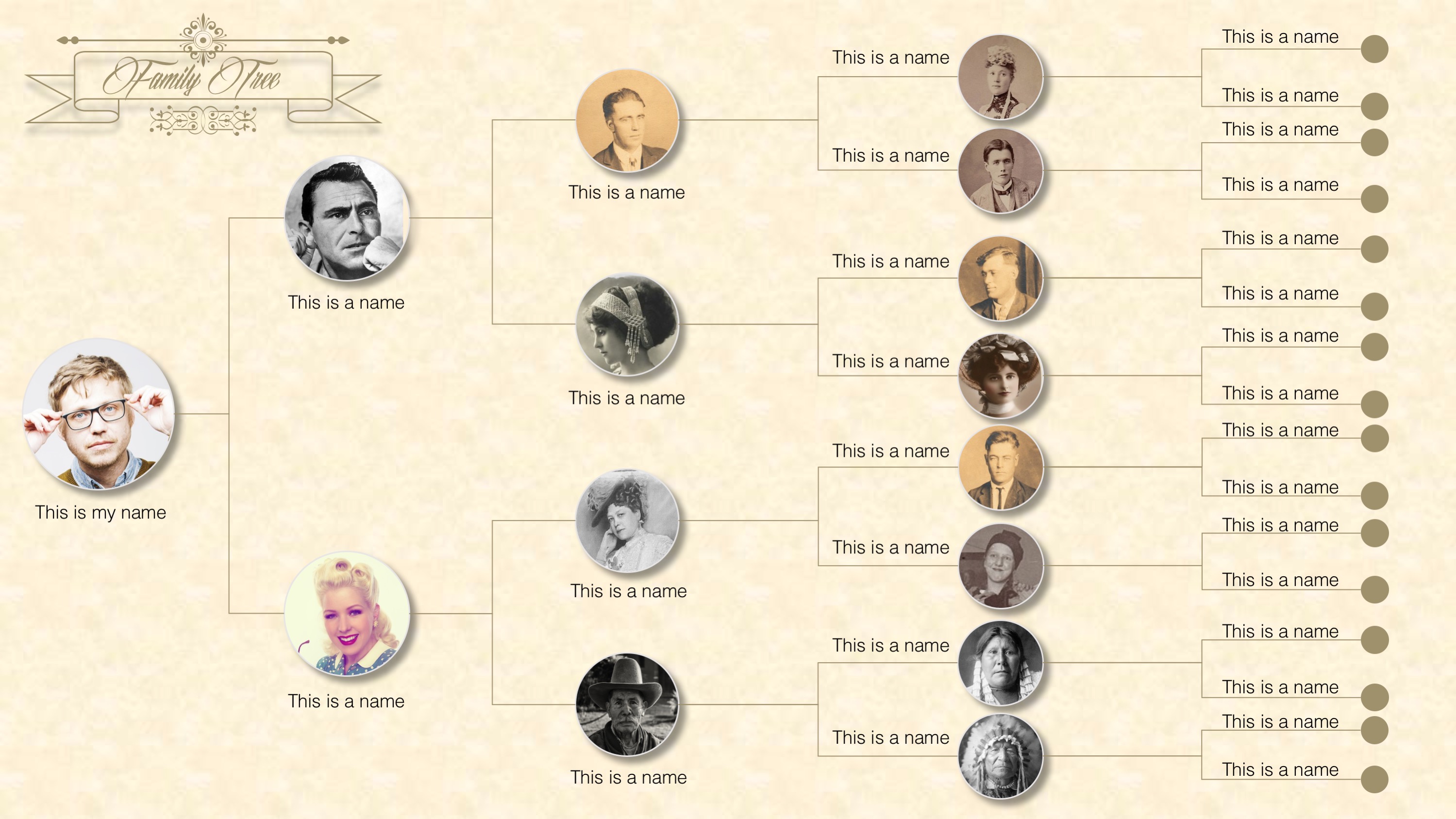 Family Tree PowerPoint Templates