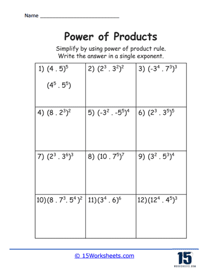 powers of i worksheet answers
